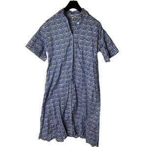 Tucker The Sarah Shirtdress 100% cotton Cobalt Sound women's size XS